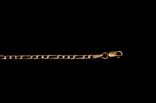 14K Baby ID Bracelet Figaro Link-B094
