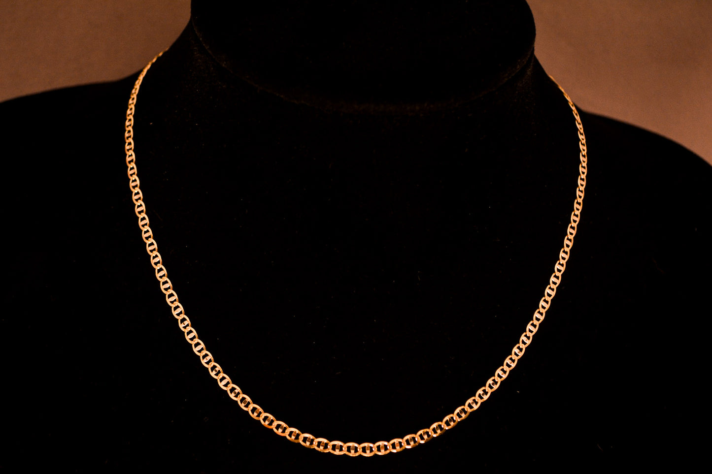 14K Gold Gucci Chain Necklace-C66