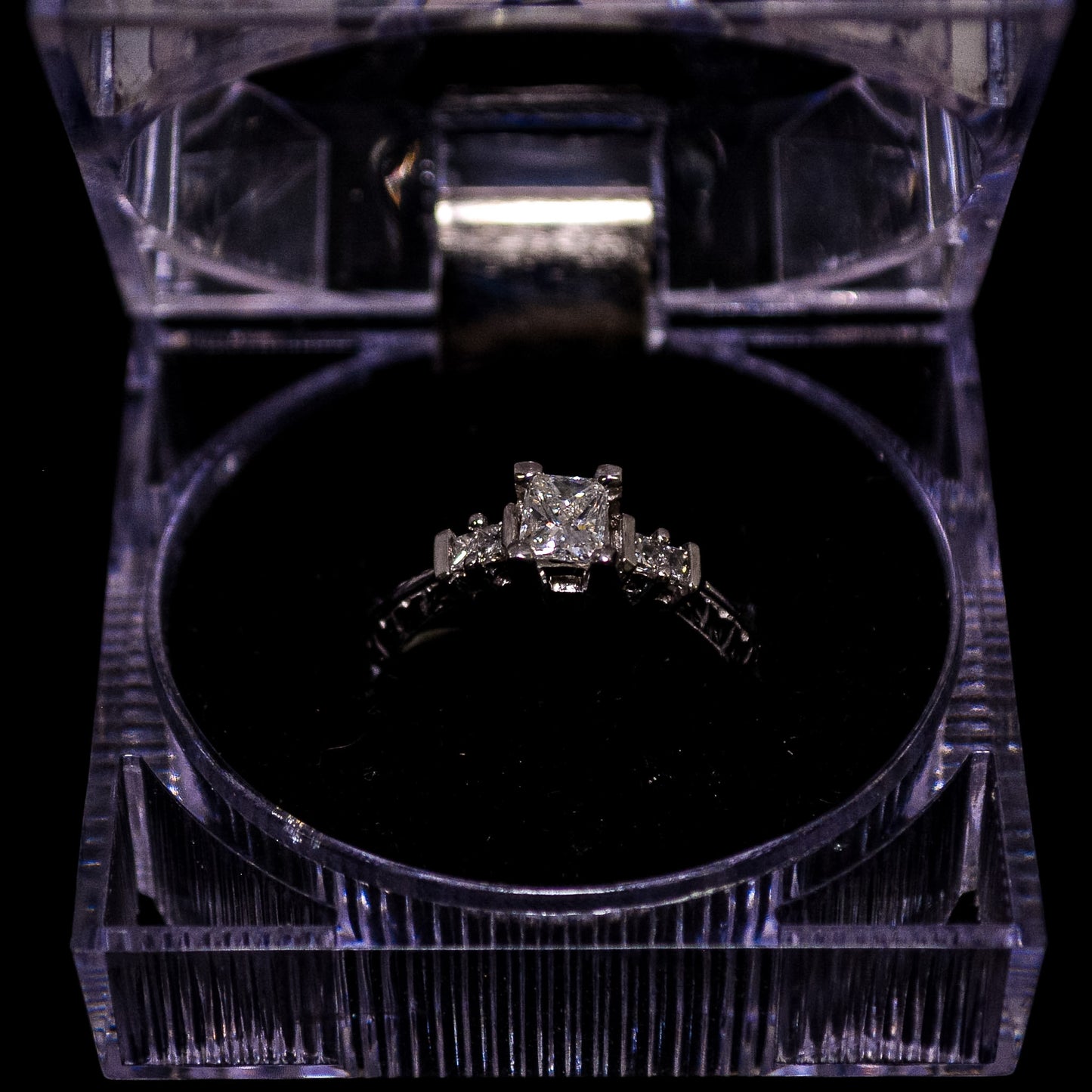 Princess Cut Diamond Engagement Ring – Size 7.5 | A72