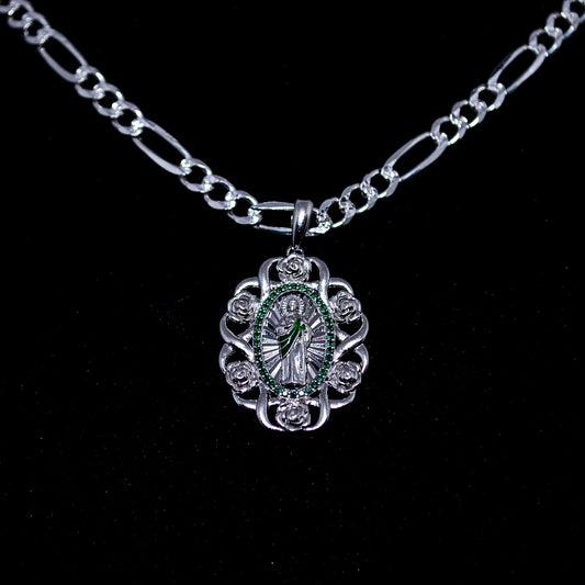 952 Silver San Judas Pendant – 3.8g | CH612